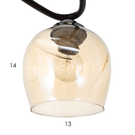 Люстра 2152/6 E27 40Вт кофе 60х60х27 см BayerLux-5