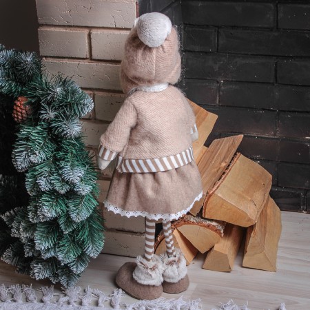 Interior doll "Maroussia in a cap-earflame" 52 cm-3