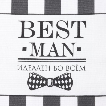 Kucky towel. "Dolyana" Best Man Black 35x60 cm, 100% HL, 160g/m2-2