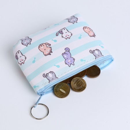 Monetnik's wallet with a zipper, color mix-4