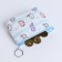 Monetnik's wallet with a zipper, color mix