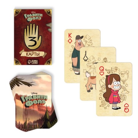 Cards Playing Gravity Falls, Disney-2