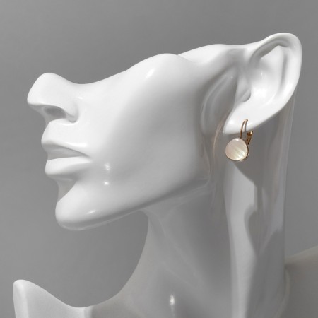 Earrings Plastic "Triangle" Senorita, color mix-3