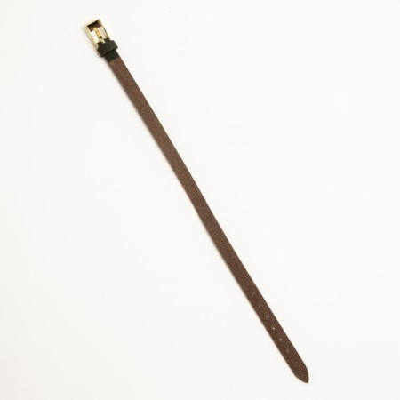 Watch strap, female, 8 mm, L-17 cm, genuine leather, brown-2