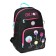School backpack, 40 x 25 x 13 cm, Grizzly, ergonomic back, laptop department, black