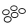 Ring for American Masterprof Isa. 131365, 3/4 ", set of 50 pcs.