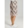 Female skirt, size 56, gray color