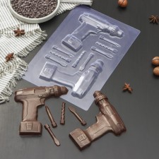 Form for chocolate and sweets plastic 