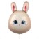 Foil ball 31 "Bunny", set of 50 pcs.