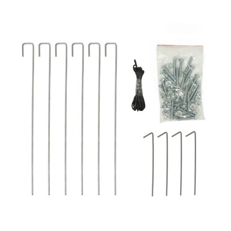 Greenhouse, 3.7 × 2.45 × 2.1 m, galvanized metal, profile d = 25 mm, a capacitive film cover 120 μm-3