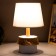 Esten table lamp E14 40W white 19.5x19.5x32 cm Risalux