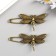 Pins Metal "Dragonfly" 6.5x3.1 cm