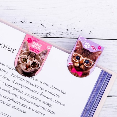 Magnetic bookmarks on the Catcam Subway, 6 pcs.-3