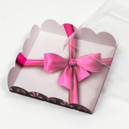 Bearing box, "pink trunk", 15 x 15 x 3 cm-1
