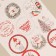 Stickers for gifts "only for you", 14 x 21 cm, new year