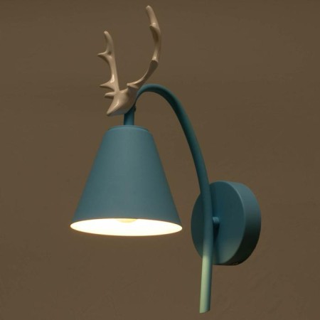 Sconces "Deer" 1ke27 40W Blue 22x12x34.5 cm-2
