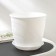 Pot for flowers with the Podon Venice, 3.1 l, d = 19 cm, white color