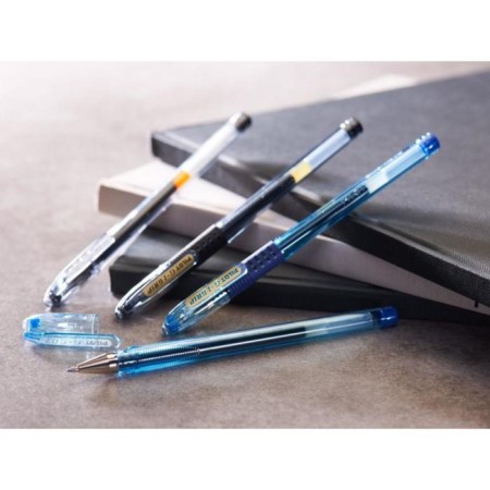 Gel pen Pilot G1, node 0.5 mm, blueberry blue, ergonomic holder, soft letter-2