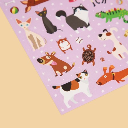 Paper stickers "Pets", 11 x 16 cm-1