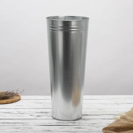 Vazon galvanized without handles, 11 l, h = 49 cm, GOST-5