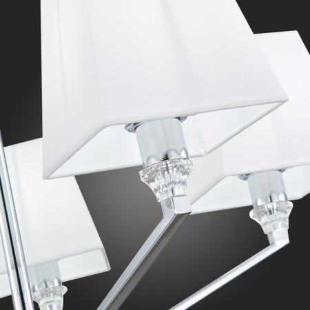 Ceiling EVOLUCE lamp. Sle107602-05. Grinda. 5x40 watts, E14, 60x60x44 cm, chromium color-7