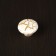 Handle button Art Cappio Ceramics 011, D = 38, ceramic, white with texture