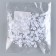 Field for decor with beads, length - 4.8 m, white color