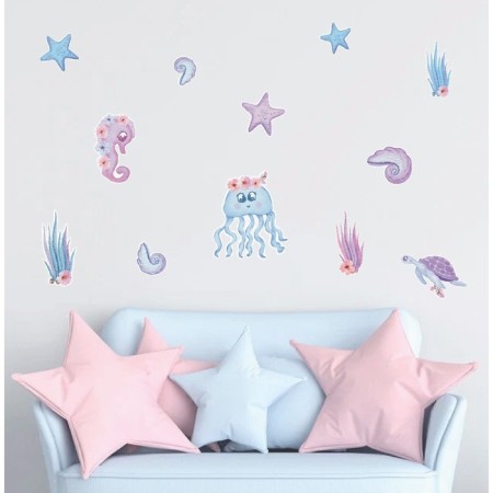 Interior color sticker "Underwater residents" 30x60 cm-5