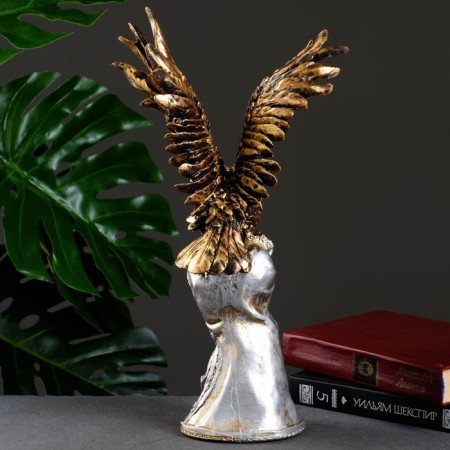 Figure "Eagle Hunting" Bronze, 38x22cm-2
