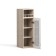 Cabinet-alarm cabinet with a shelf Angelica 300x300x920 oak milk/ash