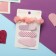 Hair set "Toliman" (1 elastic band-6 cm, 3 invisible- 5 cm) pink