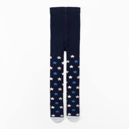 Pantyhose children's kaftan "Stars" 116-122 cm, blue-1