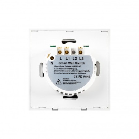 Sibling Powerlite-WS2W switch, wireless, sensory, 2 keys, white color-2