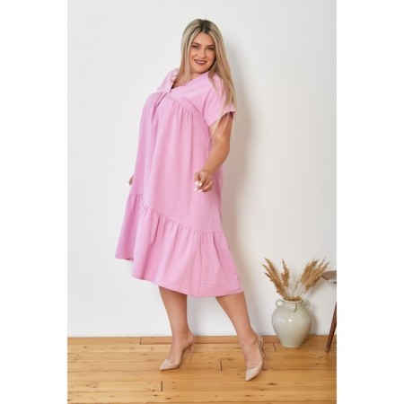 Female dress, size 62, pink color-2