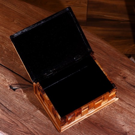 Casket 25x18x9 cm, banana sheet-5