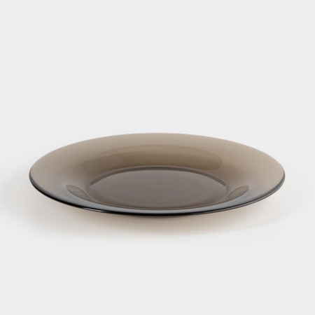 Service of a table glass "Ambier", 19 items, brown color-5
