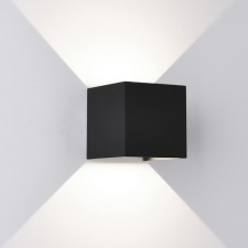 Wall lamp Mantra Davos, LED, 1100LM, 4000K, 100x100x100 mm, matte black color