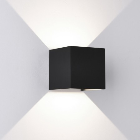 Wall lamp Mantra Davos, LED, 1100LM, 4000K, 100x100x100 mm, matte black color