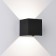Wall lamp Mantra Davos, LED, 1100LM, 4000K, 100x100x100 mm, matte black color