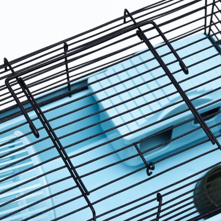 Mini cell for rodents "Pijon" No. 1, equipped, 27 x 15 x 13 cm, turquoise-2