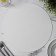 Serving napkin on the TEM table, D = 38 cm, white color