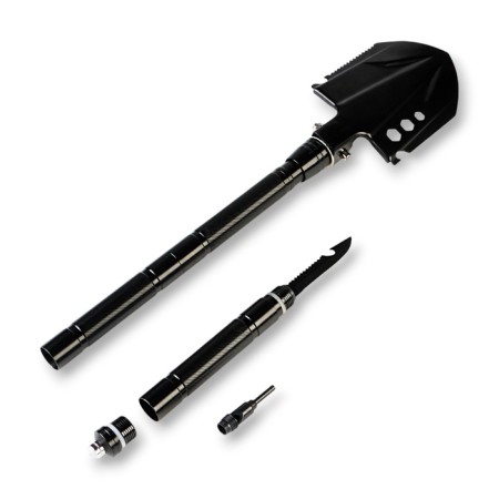 Multifunctional shovel 9V1 in a case, 67 cm, black-4