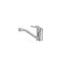 ESKO Rio 15 kitchen mixer, pour 140 mm, chromium color