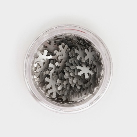 Glitter Figure snowflakes silver 0.5 g-2