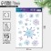 Stickers for glass "Snow Day", reusable, 20 x 34 cm, new year