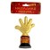 The award figure "For sports successes", five, cup, plastic, gold, 6.5 x 10.5 x 4 cm.