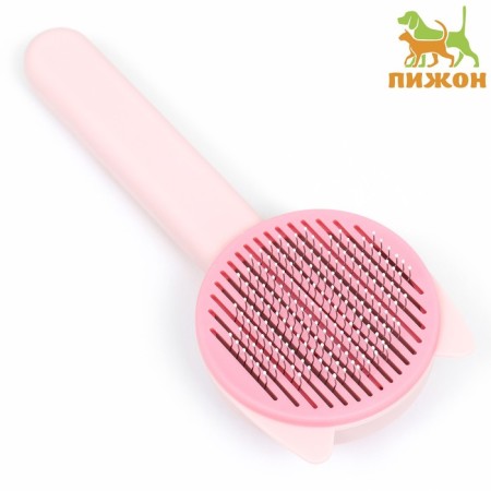 Popular Plastic "cat" with self -cleaning function, 8.5 x 20 cm, pink