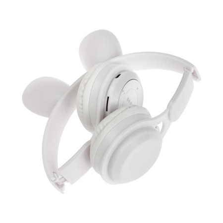 Wireless headphones Y08R, invoices, children's, BT 5.1, backlight, 400 mAh, white-5