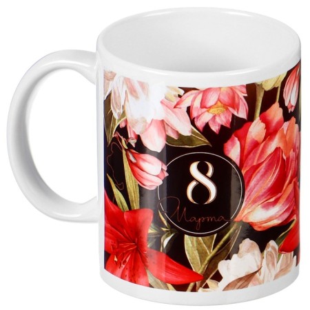 Sublimation mug, 350 ml "March 8", princesses-2