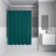 Curtain for the bathroom IDDIS P04PE18I11, PE, 200x180 cm, dark green